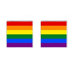 Lgbt Rainbow Pride Flag Cufflinks (square) by lgbtnation