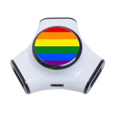 Lgbt Rainbow Pride Flag 3-port Usb Hub by lgbtnation