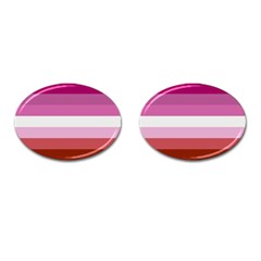 Lesbian Pride Flag Cufflinks (oval) by lgbtnation