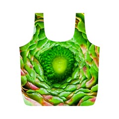 Ranunculus Blossom Bloom Nature Full Print Recycle Bag (m) by Pakrebo