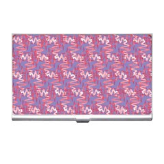 Pattern Abstract Squiggles Gliftex Business Card Holder