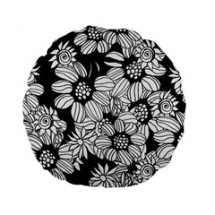 Mandala Calming Coloring Page Standard 15  Premium Round Cushions