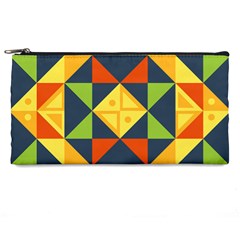 Background Geometric Color Plaid Pencil Cases by Mariart