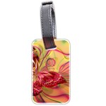 Arrangement Butterfly Pink Luggage Tag (two sides) Back