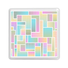 Color Blocks Abstract Background Memory Card Reader (square) by HermanTelo