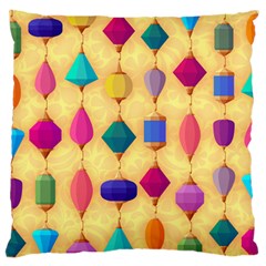 Colorful Background Stones Jewels Standard Flano Cushion Case (one Side)