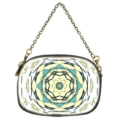 Circle Vector Background Abstract Chain Purse (one Side) by HermanTelo