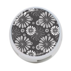 Floral Pattern 4-port Usb Hub (two Sides) by HermanTelo