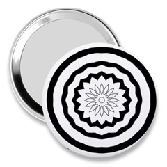 Mandala 3  Handbag Mirrors by HermanTelo