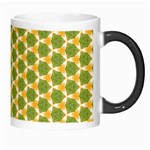 Pattern Halloween Pumpkin Color Green Morph Mugs Right