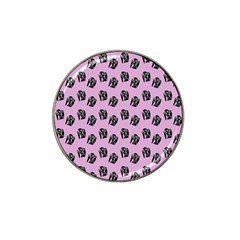 Girl Face Lilac Hat Clip Ball Marker (10 Pack) by snowwhitegirl