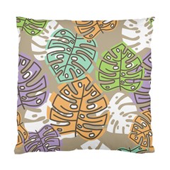 Pattern Leaves Banana Rainbow Standard Cushion Case (one Side)