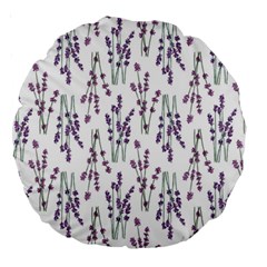 As Purple Is To Lavender Large 18  Premium Round Cushions by WensdaiAmbrose