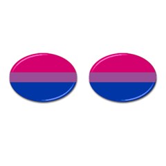 Bisexual Pride Flag Bi Lgbtq Flag Cufflinks (oval) by lgbtnation