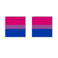 Bisexual Pride Flag Bi Lgbtq Flag Cufflinks (square) by lgbtnation