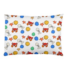 Crabs Pattern Pillow Case by Valentinaart