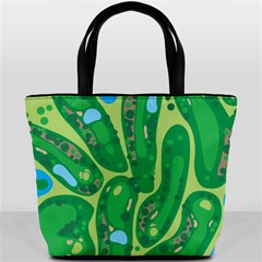 Golf Course Par Golf Course Green Copy Bucket Bag by Nexatart