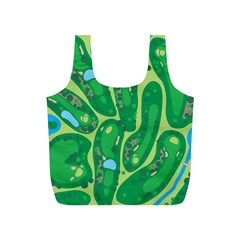 Golf Course Par Golf Course Green Copy Full Print Recycle Bag (s) by Nexatart