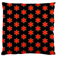 Flower Pattern Pattern Texture Large Cushion Case (one Side) by Nexatart