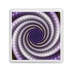 Fractal Strings Pattern Texture Memory Card Reader (square) by Pakrebo