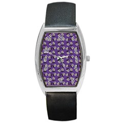 Daisy Purple Barrel Style Metal Watch by snowwhitegirl