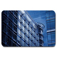 Abstract Architecture Azure Large Doormat  by Pakrebo