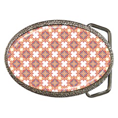 Pattern Flowers Flower Pattern Belt Buckles by Pakrebo