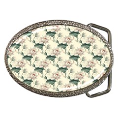 Floral Pattern Scrapbook Seamless Belt Buckles by Pakrebo