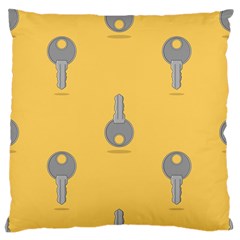 Key Large Flano Cushion Case (one Side) by HermanTelo