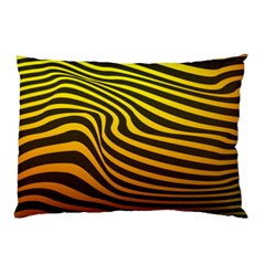 Wave Line Curve Abstract Pillow Case (two Sides)