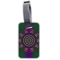Orchid Landscape With A Star Luggage Tag (two Sides) by pepitasart