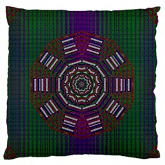 Orchid Landscape With A Star Standard Flano Cushion Case (one Side) by pepitasart