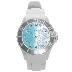 Spetters Stains Paint Round Plastic Sport Watch (l)