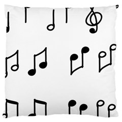 Piano Notes Music Large Cushion Case (one Side) by HermanTelo