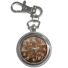 Mathematics Brown Key Chain Watches by snowwhitegirl