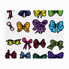 Bows Cartoon Ribbon Small Glasses Cloth (2 Sides) by Bajindul