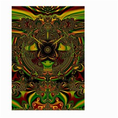 Fractal Art Artwork Design Large Garden Flag (two Sides) by Pakrebo