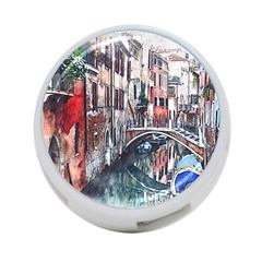 Venice Water Laguna Italy 4-port Usb Hub (two Sides) by Wegoenart