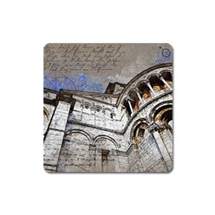 Building Architecture Columns Square Magnet by Wegoenart