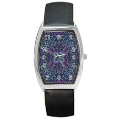 Pattern Fire Purple Repeating Barrel Style Metal Watch by Wegoenart