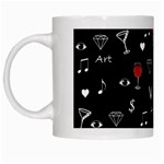 Party pattern White Mugs Left