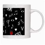 Party pattern White Mugs Right