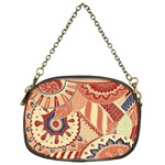 Pop Art Paisley Flowers Ornaments Multicolored 4 Chain Purse (One Side) Front