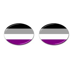 Asexual Pride Flag Lgbtq Cufflinks (oval) by lgbtnation