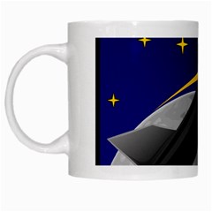 Science Fiction Sci Fi Sci Fi Logo White Mugs by Pakrebo