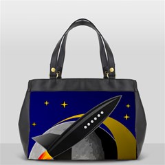 Science Fiction Sci Fi Sci Fi Logo Oversize Office Handbag by Pakrebo