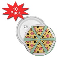 Pizza Slice Food Italian 1 75  Buttons (10 Pack) by Pakrebo