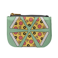 Pizza Slice Food Italian Mini Coin Purse by Pakrebo