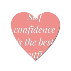 Self Confidence  Heart Magnet by Abigailbarryart