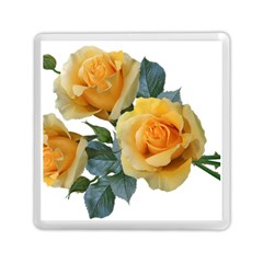 Roses Yellow Flowers Fragrant Memory Card Reader (square) by Pakrebo